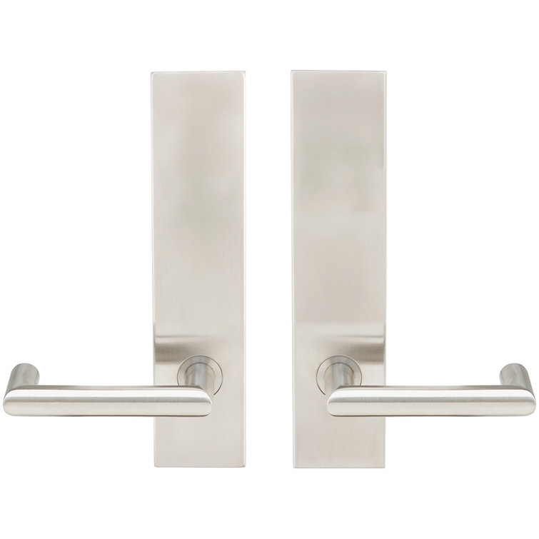 INOX® Complete Stuttgart Entry Lever Set with Double Cylinder Deadbolt